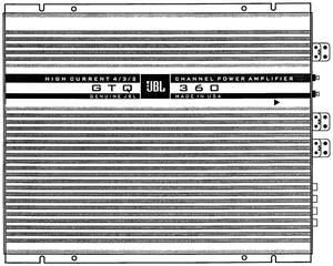 GRAND TOURING GTQ 360 - Black - 4/3/2 - Channel Amplifier - Hero